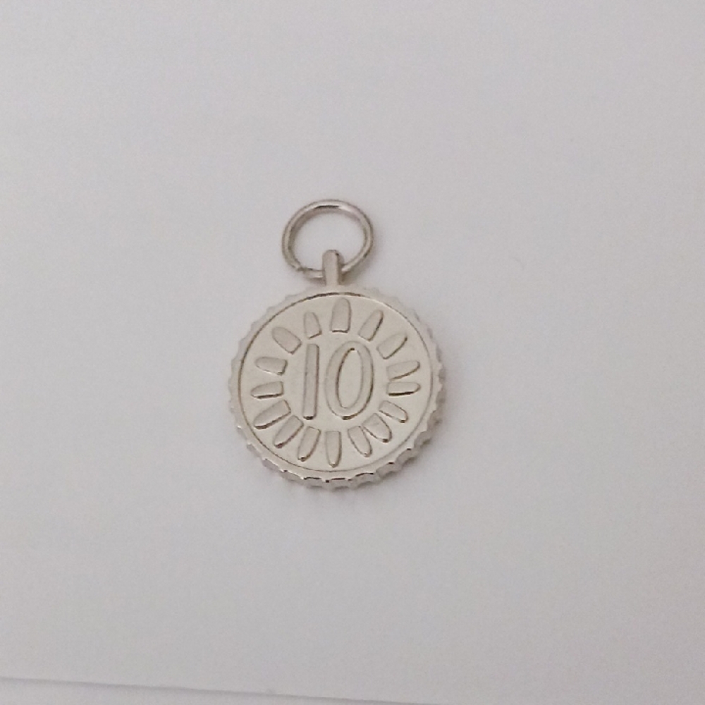 Silver WW Pendant Charm